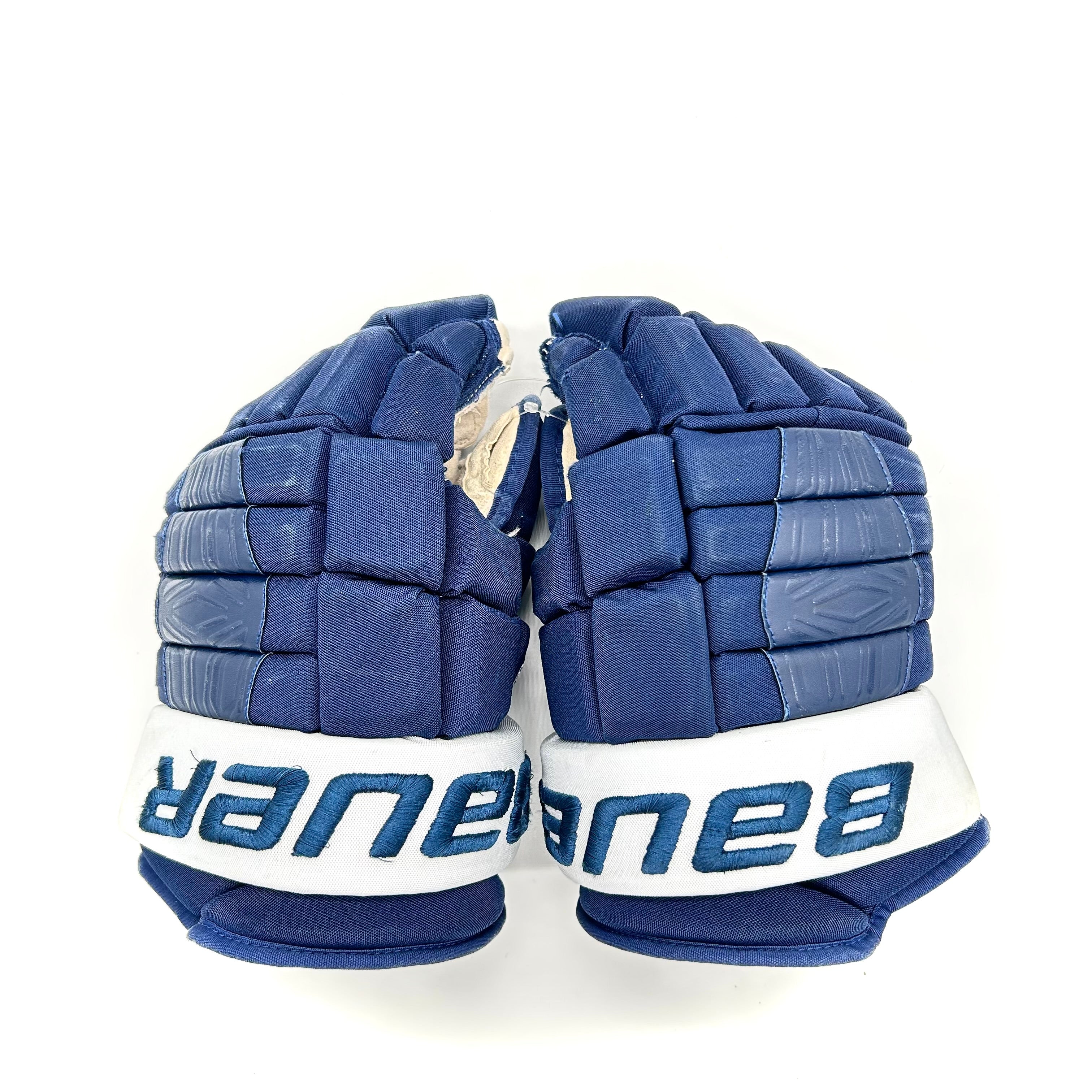 Bauer Pro Series - Gants Pro Stock d'occasion (bleu marine)